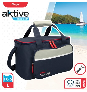 Nevera portátil blanda 16,5 litros 36x21x22 cm 2