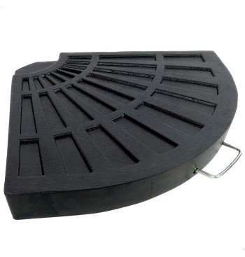 Base para sombrilla triangular poliresina