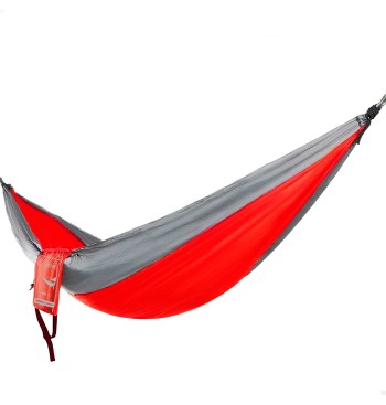 Hamaca colgante camping ultraligera c/accesorios de montaje