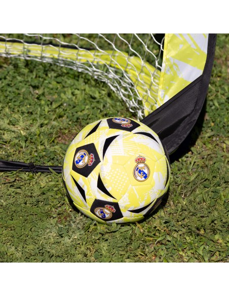 Pack Real Madrid portería pop-up 4 en 1 y balón de fútbol playa