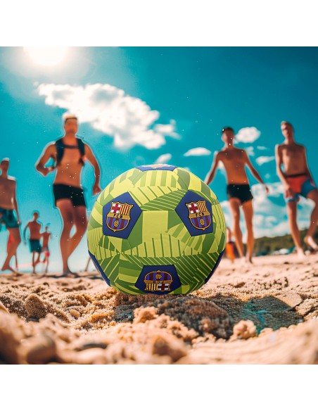 Pack FC Barcelona portería pop-up 4 en 1 y balón fútbol playa
