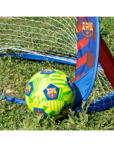 Pack FC Barcelona portería pop-up 4 en 1 y balón fútbol playa