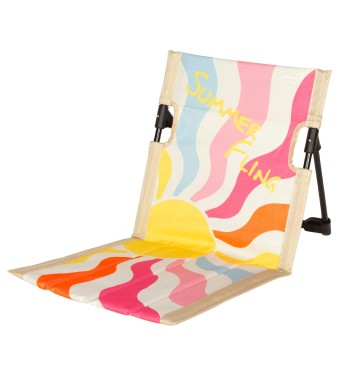Esterilla playa plegable y reclinable 39x39x40 cm Summer...