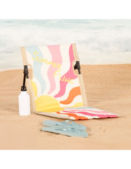 Esterilla playa plegable y reclinable 40x40x40 cm Summer Fling