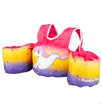 Chaleco salvavidas niño unicornio 15-30 kg regulable