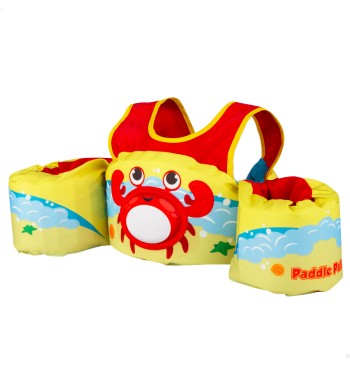 Chaleco salvavidas niño cangrejo 15-30 kg regulable