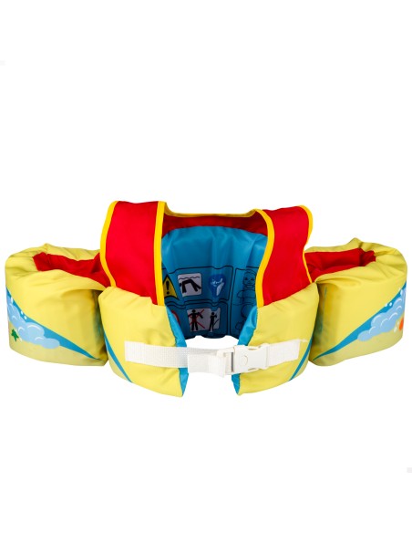 Chaleco salvavidas niño cangrejo 15-30 kg regulable