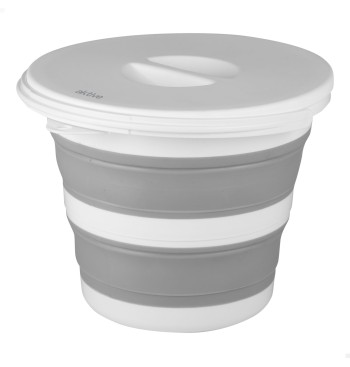 Cubo plegable multiusos 5 litros c/tapa