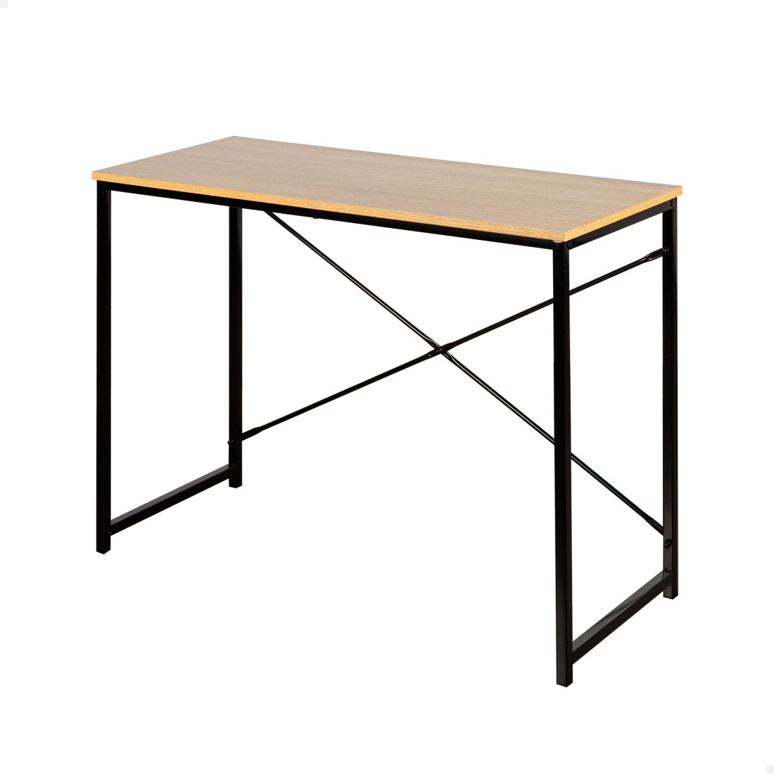 Max home escritorio madera y acero 100x40x70 cm