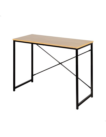 Max Home Escritorio madera y acero 100x40x70 cm