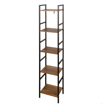 Max Home Estantería madera fija reforzada 5 estantes...