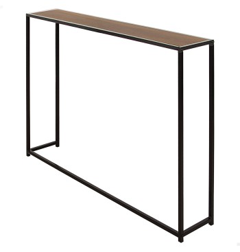Max Home Mesa radiador metal y madera 105x20x82 cm