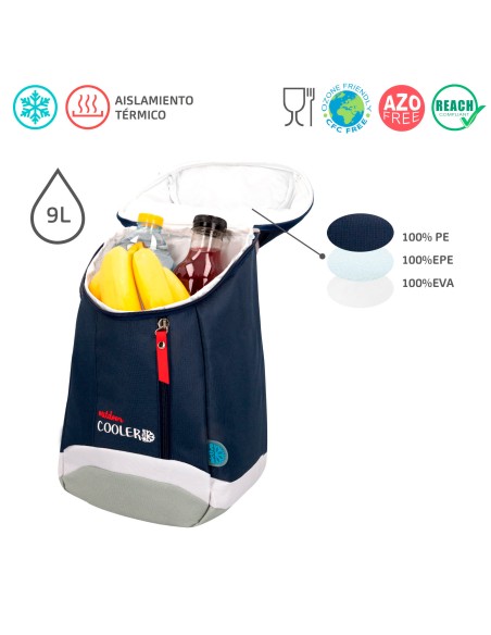 Mochila térmica porta alimentos 9 L