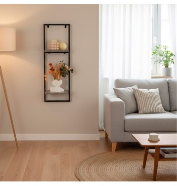 Max Home Estantería pared efecto cemento 2 estantes... 2