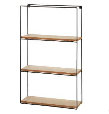 Max Home Estantería pared madera 3 estantes 30x10x50 cm