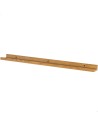 Max Home Estante pared madera 120x10x4 cm