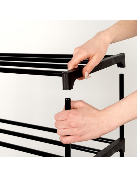 Max Home Estantería plástico 8 estantes 67x30x160 cm