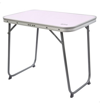 Mesa plegable de acero para camping