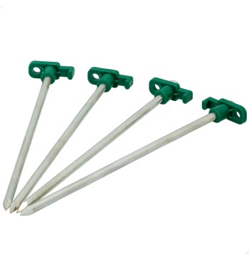 Set 4 piquetas de hierro