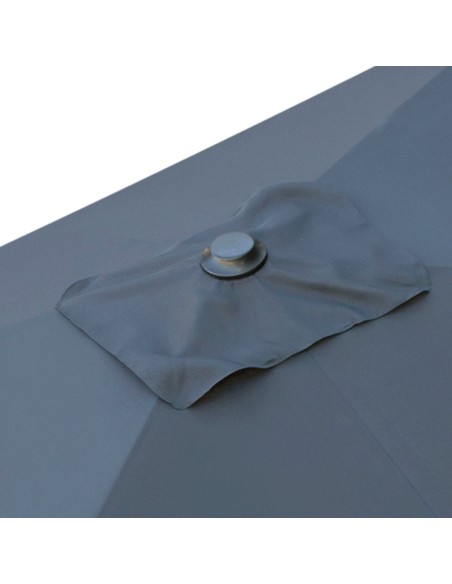 Parasol rectangular 200x300cm antracita mástil aluminio
