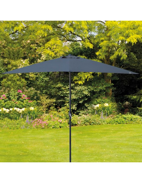 Parasol rectangular 200x300cm antracita mástil aluminio