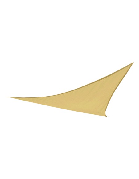 Toldo sombreo triangular color crema