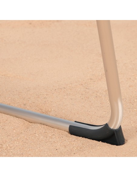 Silla playa alta fija 44x45x76 cm rayas marineras