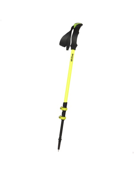 Bastón extensible trekking 62-135 cm 3 sec con empuñadura eva