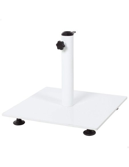 Aktive Base para sombrilla Aktive Garden de acero blanca Ø22-38 mm