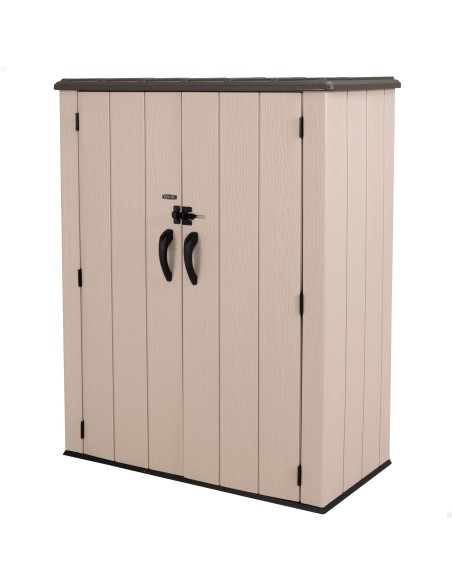 Lifetime Armario exterior vertical 1.500 L Rough Cut™ con estantes