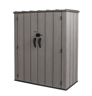 Lifetime Armario exterior ultrarresistente 143x74x174 cm