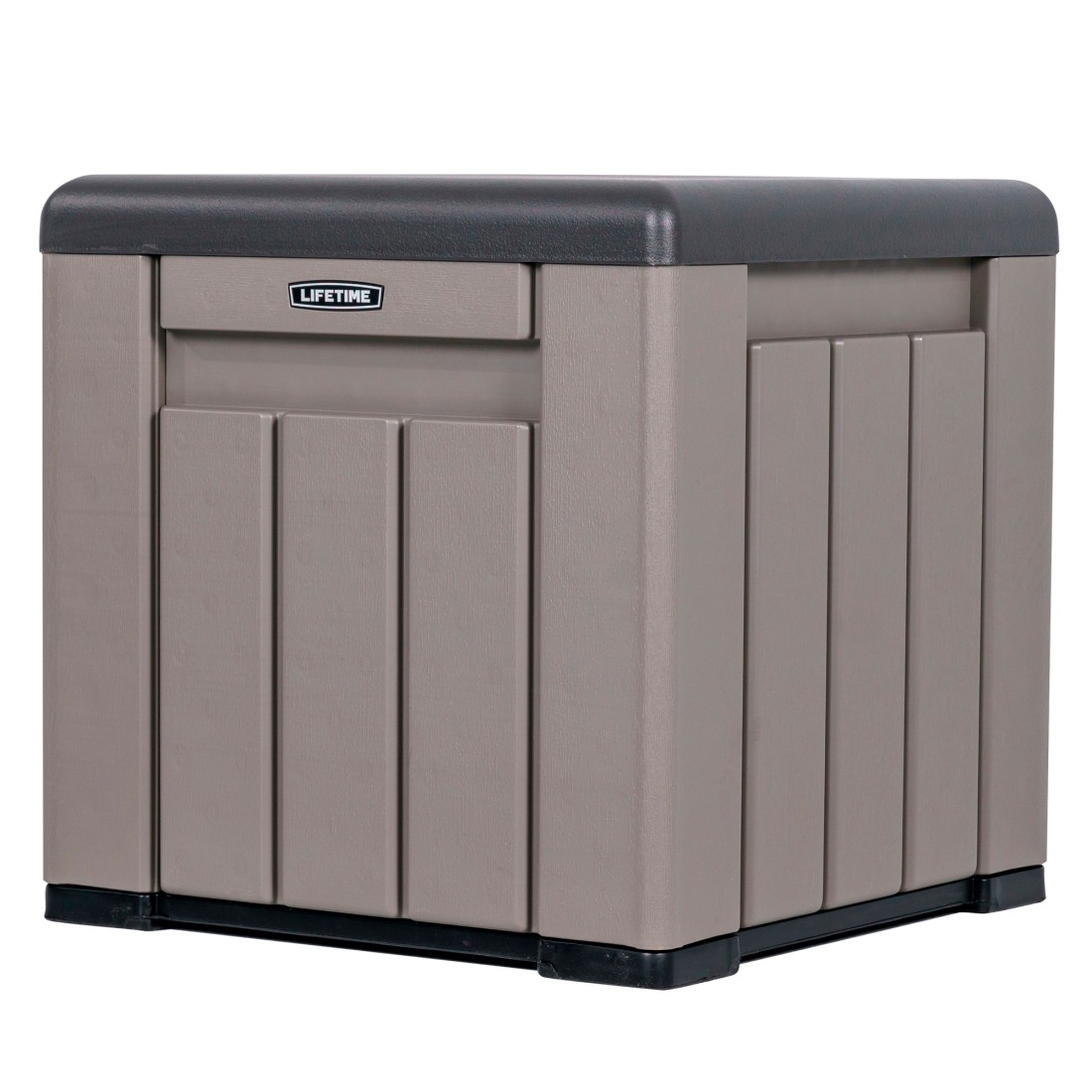 Lifetime cubo de almacenamiento exterior gris 51x51x51 cm