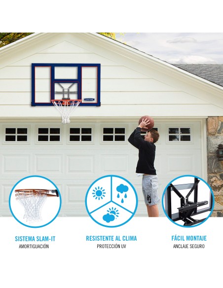 Lifetime Tablero baloncesto ultrarresistente 121x75,5 cm