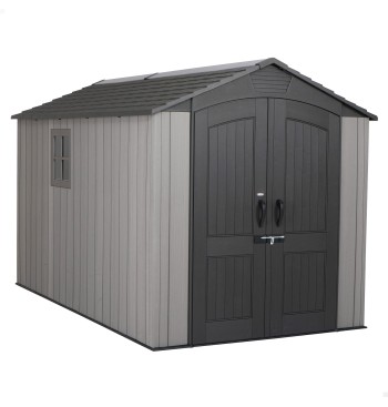 Lifetime Caseta de jardín 7,8 m² con suelo, ventanas y...