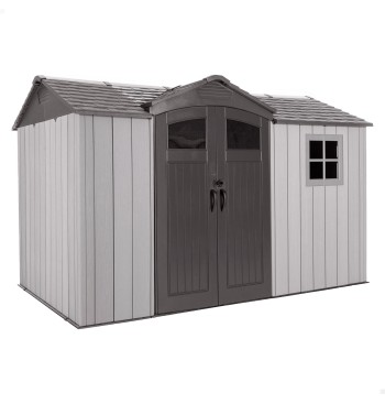 Lifetime Caseta de jardín horizontal 7,6 m² con suelo,...
