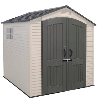 Lifetime Caseta de jardín 4,4 m² con suelo, ventanas y...
