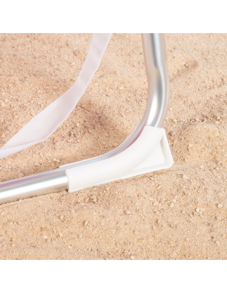 Silla de playa fija plegable 44x40x72 cm fucsia