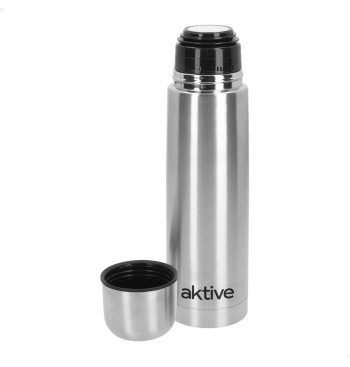 Botella térmica 500 ml inox tapón rosca antifugas...