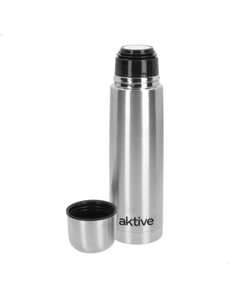 Botella térmica 500 ml inox tapón rosca antifugas dosificador