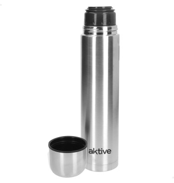 Botella térmica 750 ml inox tapón rosca antifugas...