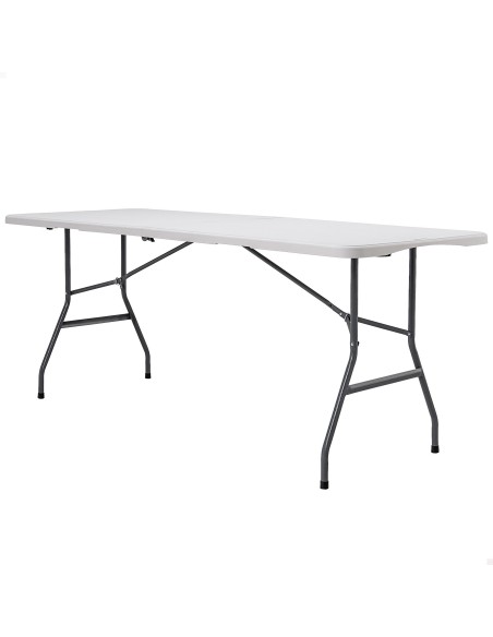 PEAKFORM Mesa rectangular plegable por la mitad 180x70x74 cm