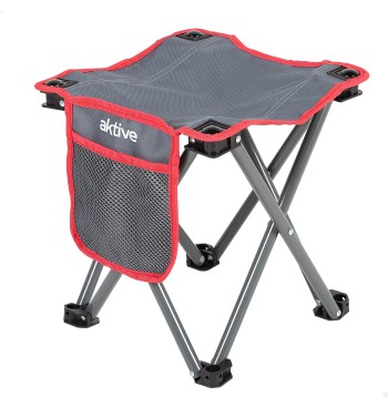 Taburete plegable para camping de acero resistente al...