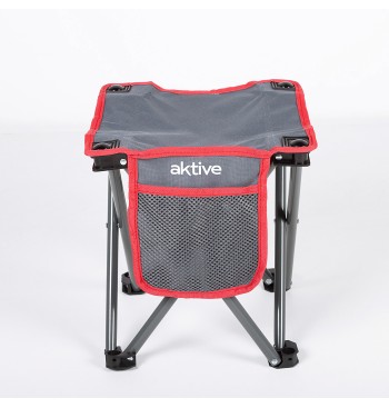 Taburete plegable para camping de acero resistente al... 2