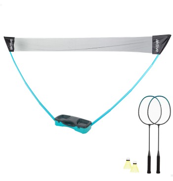 Red de bádminton multifuncional portátil y extensible con...