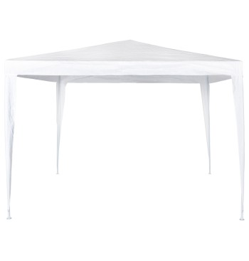 Cenador desmontable de jardín 300x300x250 cm blanco