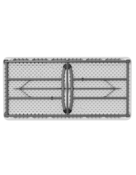 Lifetime Mesa rectangular plegable y apilable blanca 152x76 cm