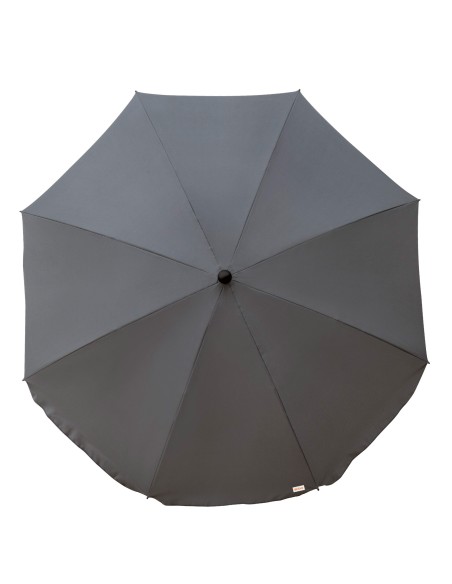 Sombrilla jardín inclinable 240 cm UV30 gris