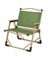 Silla plegable baja glamping verde acero