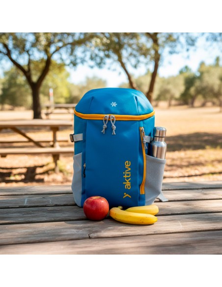 Mochila nevera azul 8L