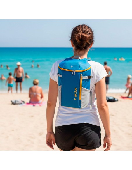 Mochila nevera azul 8L